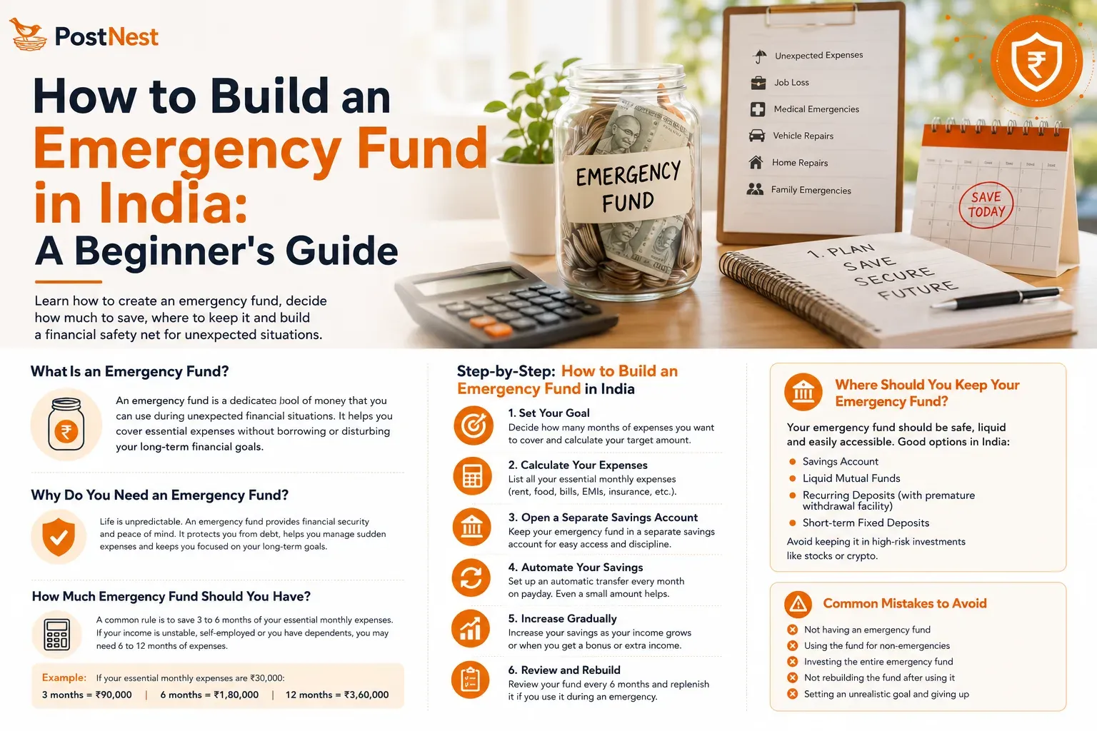 How to Build an Emergency Fund in India: Beginner's Guide