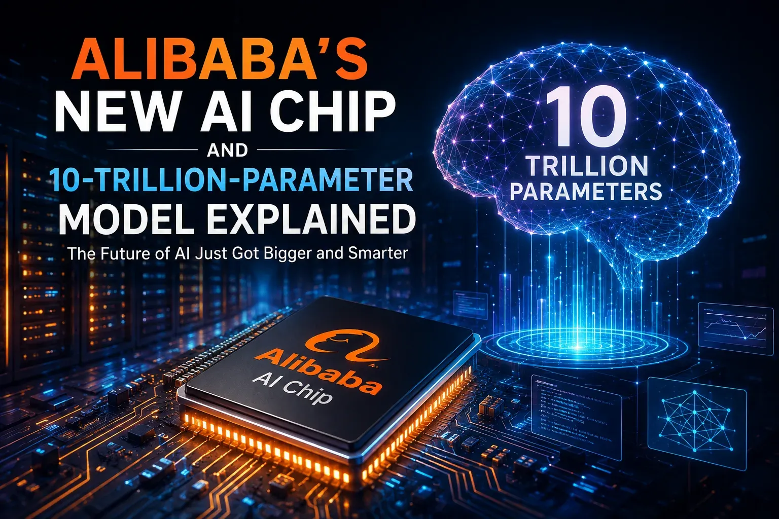 Alibaba’s New AI Chip and 10-Trillion-Parameter Model Explained