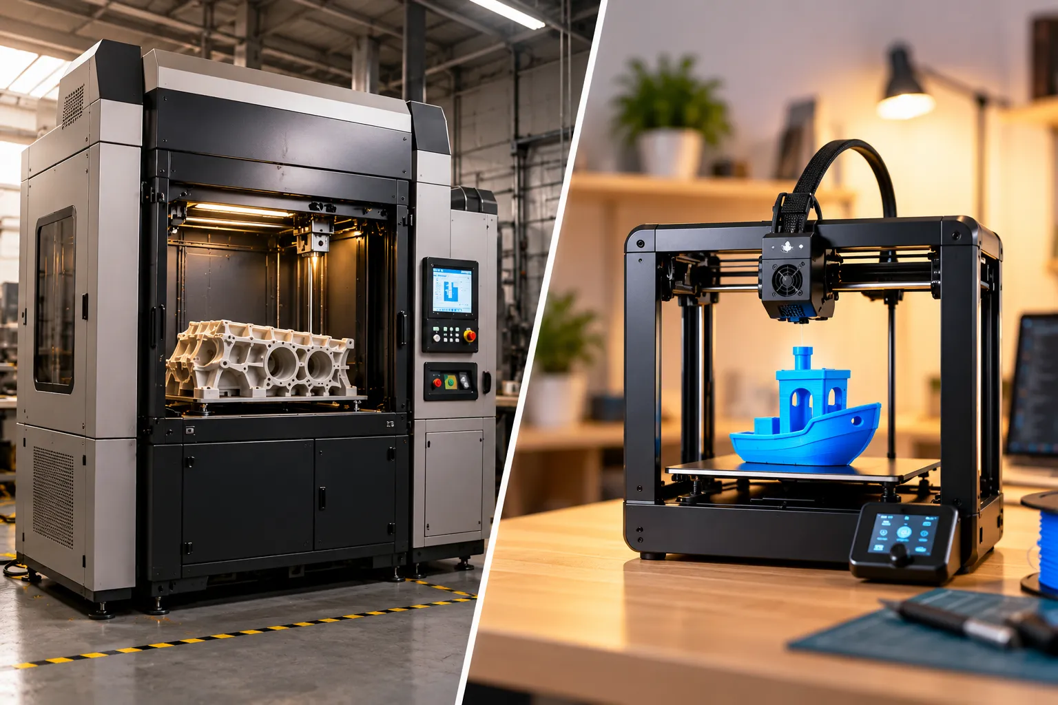 3D Printing: From Huge Machines to Compact Printers