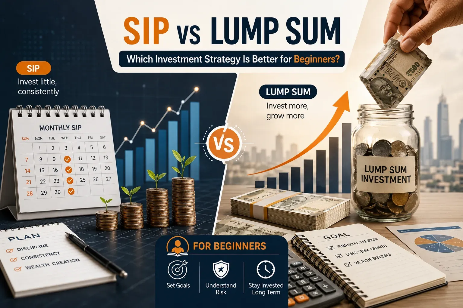 SIP vs Lump Sum: Which Is Better for Beginners?