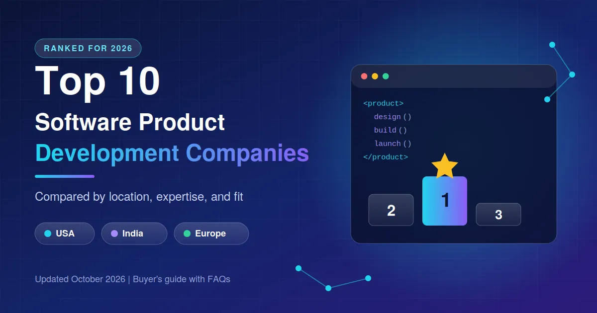 Top 10 Software Product Development Companies in 2026